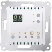 Kontakt-Simon Thermostat d'ambiance Simon 54 module premium blanc
