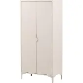 Ebuy24 Piring armoire de rangement 2 portes beige.