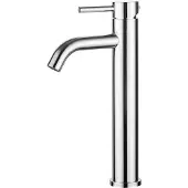 Ibergrif Robinet de lavabo - - M11203 - Mitigeur haut - Bec col de cygne - Finition chromée