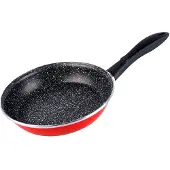 Magefesa Poêle à frire k2 rouge 20 acier inoxydable effet pierre antiadhésif tous types de cuisinières lavable au lave-vaisselle