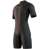 Mystic Motion 3/2 Mm Short Sleeve Front Zip Shorty Marron S Homme