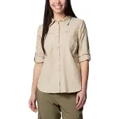 Columbia Silver Ridge 3.0 Long Sleeve Shirt Beige 2XL Femme