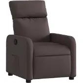 Sonstiges Fauteuil inclinable Marron foncé Tissu