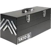YATO Caisse à outils, caisse à outils en métal 460x200x225mm