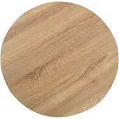 vidaXL Table de bistrot marron clair 50 cm MDF