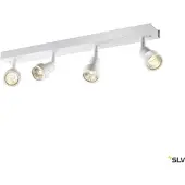 SLV Puri 4 plafonnier blanc 4xGU10 avec anneau décoratif