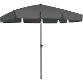 Syfax Parasol de plage anthracite 200x125 cm