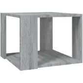Syfax Table basse Sonoma gris 40x40x30 cm Bois d'ingénierie