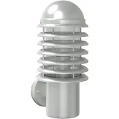 vidaXL Applique murale extérieure argentée acier inoxydable