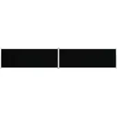 Syfax Auvent latéral rétractable Noir 220x1200 cm