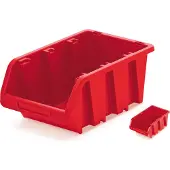 Prosperplast Plastový úloný box TRUCK 490x298x210 mm - barva: ervená