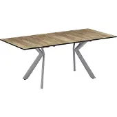 Vicco Table de salle à manger Trill Chêne rustique/Gris 140-190 x 90 cm extensible, Model 51996