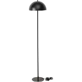 Boltze Lampadaire en métal PETUNIA, forme champignon, hauteur 140 cm, noir