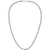 Tommy Hilfiger 3d Flag Metal Necklace Argenté Homme