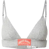 Calvin Klein Lv00qf8886 Triangle Bra Gris L Femme