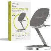 Mobile Origin TravelCharge PRO (23 W), Chargeur sans fil, Argent