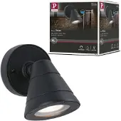 Paulmann Luminaires d'extérieur , Trian, dimmable, Noir, Métal, Moderne