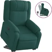 Syfax Fauteuil inclinable vert foncé tissu