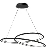 Toolight Lampe Suspendue APP1194-CP Black