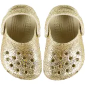 Crocs Classic Chunky Glitter Toddler Clogs Doré EU 23-24 Enfants