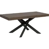 Itamoby Table Extensible 200/304X90 Cm Volantis Noyer Pieds Anthracite