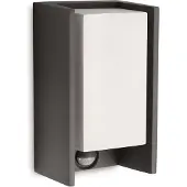 Philips EcoMoods Applique, Applique d'extérieur, Anthracite, Aluminium, IP44, Jardin, Terrasse, II