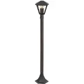 Rabalux 7150 Lampadaire extérieur Paravento, E27, aluminium, noir, carré, classique, 102cm