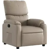 Syfax Fauteuil inclinable Cappuccino Similicuir