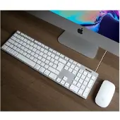 Hamlet XKKITA-MCU clavier USB QWERTY Blanc