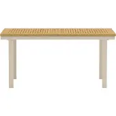 Venture Home Panama table de jardin 90x160cm naturel.