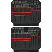 Knipex 2x panneau à outils de rechange pour 002141 - 002199V18
