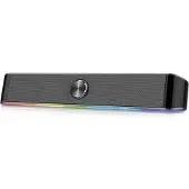 Ewent Barre de son EW3525 RGB Bluetooth Noir
