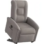 Syfax Fauteuil inclinable taupe tissu