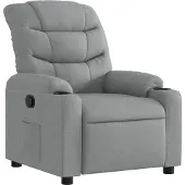 Sonstiges Fauteuil inclinable Gris clair Tissu