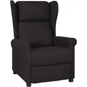 Prolenta Maison Exclusive - Fauteuil relax noir tissu