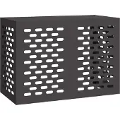vidaXL Couverture de climatisation Noir 100 x 50 x 70 cm Acier
