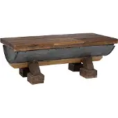 Syfax Table basse Naturel 90 x 50 x 35 cm bois