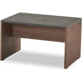 AEA Table basse compacte marron Designer Bureau Tables de rangement nobles