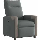 Syfax Fauteuil inclinable Gris foncé Tissu