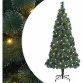 Syfax Sapin de Noël artificiel pré-éclairé Vert 180 cm PET