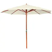 Syfax Parasol 300x258 cm Blanc sable
