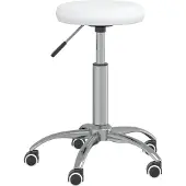 Syfax Chaise de bureau pivotante Blanc Similicuir
