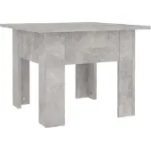 Syfax Table basse gris béton 55x55x42 cm bois d'ingénierie