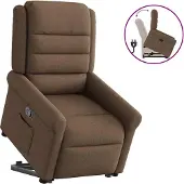 Syfax Fauteuil inclinable Marron Tissu