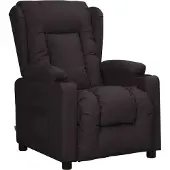 Syfax Fauteuil inclinable Noir Similicuir