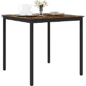 Syfax Table de bar debout Bois d'ingénierie