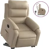 Syfax Fauteuil inclinable Cappuccino Similicuir