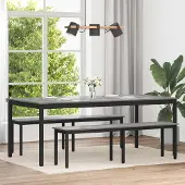Prolenta Table exclusive - Dimensions : 200 x 100 x 75 cm - Matériau : bois composite - Forme : rectangulaire