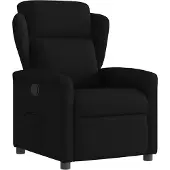 Syfax Fauteuil inclinable Noir Tissu