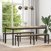Prolenta Table exclusive - Dimensions : 180 x 90 x 75 cm - Matériau : bois composite - Forme : rectangulaire